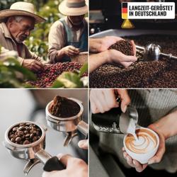 (12x) BELLADO | Boabe de cafea "Pepper Coast" - 1 kg - 80% Arabica & 20% Robusta