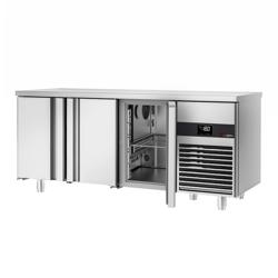 Vrieswerkbank PREMIUM - 1865x700mm - 3 deuren - GN 1/1 - automatische ontdooiing - 474 liter