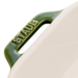 STAUB | CERAMIQUE - طبق طاجن - 160×200 مم - سيراميك - أخضر ريحاني