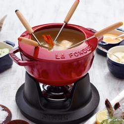 STAUB | SPECIALITIES - Conjunto para fondue - Ø 160mm - Ferro fundido - Vermelho cereja