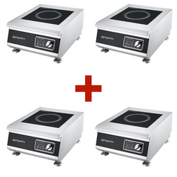 (4 stk) Induktions komfur - 5 kW