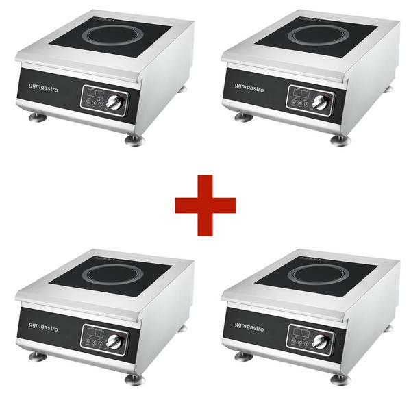 (4 komada) Indukcijski štednjak - 5 kW