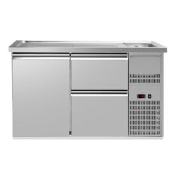 Barkoelkast PREMIUM PLUS - 1550x700mm - 1 deur & 2 laden
