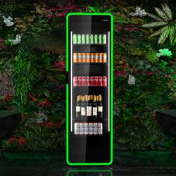 Refrigerador para bebidas - 550 litros - con luz LED RGB de colores