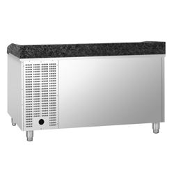Pizzakylbänk PREMIUM - 1500x800 mm - granitskiva - med 2 dörrar
