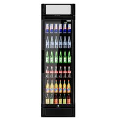 Drankenkoelkast - 595mm - 347L - 1 glasdeur & LED-interieurverlichting - zwart