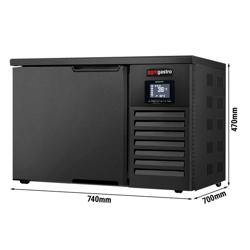Šokový mrazák ECO - s digitálním displejem - 40 l - 3x GN 2/3 - černý