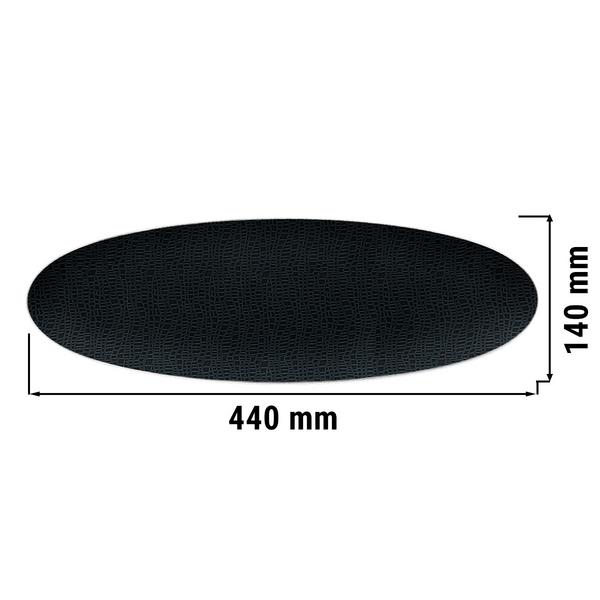 (2 stuks) SELTMANN WEIDEN | Coup bord - 440x140mm - Zwart