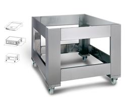 Onderstel - RVS - met wielstel - geschikt voor pizzaoven PEZ930G & PEZ930G#2 - 1450x1270x1110mm