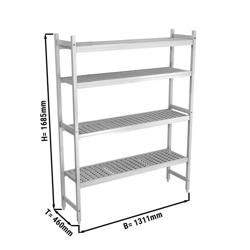Aluminium Grundregal - 1311x1685mm - Tragkraft: 450 kg