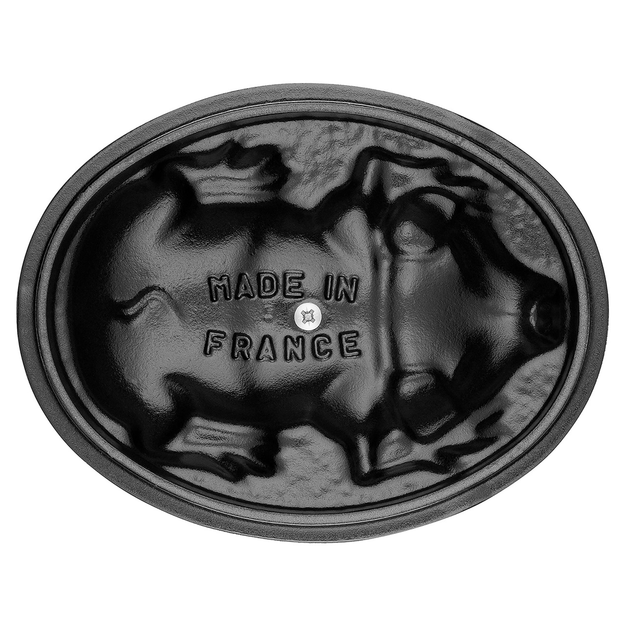 STAUB | LA COCOTTE - Cocotte - Couvercle de porc - ovale - 170mm - Fonte - Gris graphite	