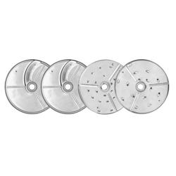 Compacte groentesnijmachine - 735W - incl. 4 snij-/wrijfschijven - RVS