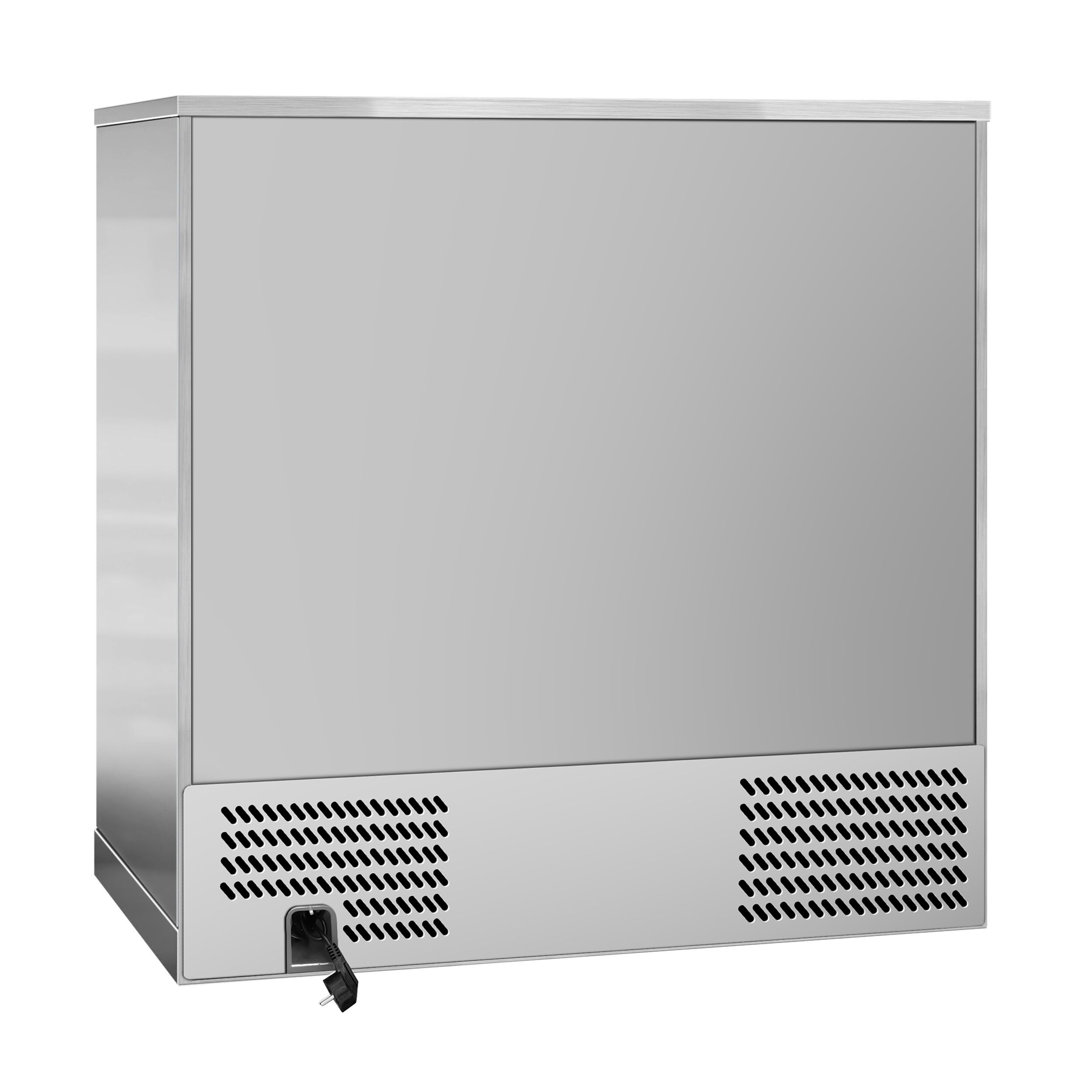 Réfrigérateur de bar – 900 mm – 220 litres – avec 2 portes vitrées battantes – en inox
