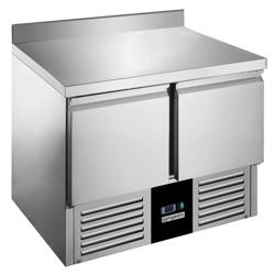 Холодильний стіл PREMIUM - 900x700 мм - з 2 дверима та бортиком