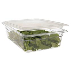 (6 db) CAMBRO | Camwear® polipropilén GN fedél 1/2 - légmentesen záródó - tejszerű