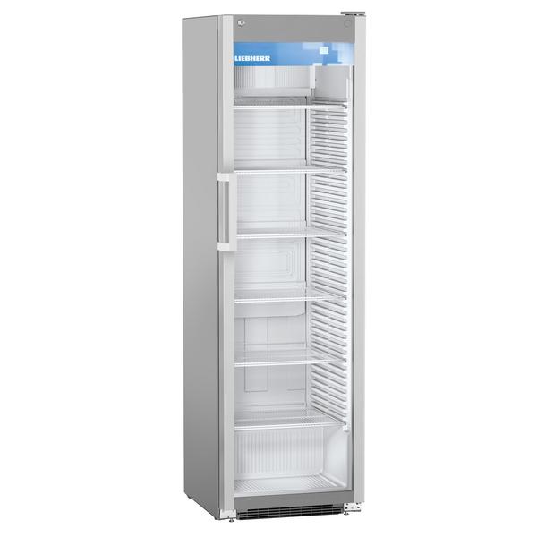 LIEBHERR | Getränkekühlschrank PREMIUM - 441 Liter - mit 1 Glastür & Werbedisplay - Grau