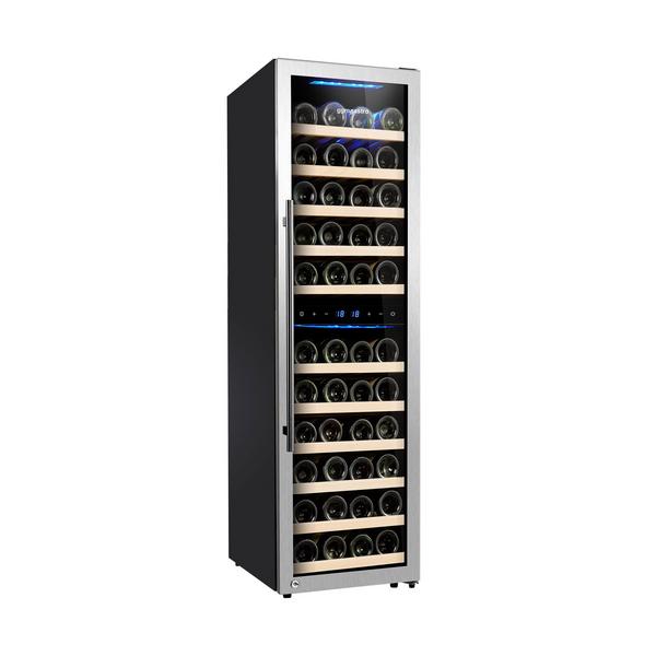 Wine refrigerator  - 2 climate zones - 160 liters - max. 53 bottles