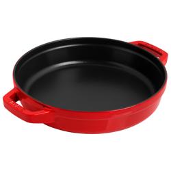 STAUB | STACKABLE SET - serpenyő készlet - 2 db - Ø 240mm - öntöttvas - cseresznyepiros