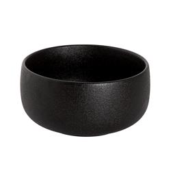 (6 buc) Bol | Universe - Porțelan - 450 ml - rotund - Ø 110 mm - stivuibil; compatibil mașină de spălat vase; compatibil cuptor cu microunde și cuptor - Negru