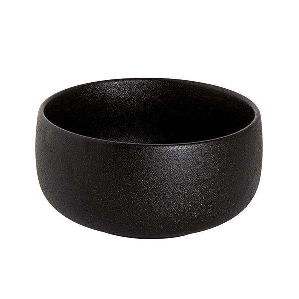 (12 pcs) Dessert Bowl - Universe - Porcelain - 450ml - round - Ø 110mm - Depth: 55mm - Black