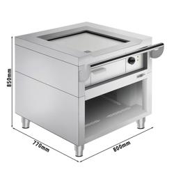 Elektrische Teppanyaki Grill - 4,5 kW - Gladde bakplaat