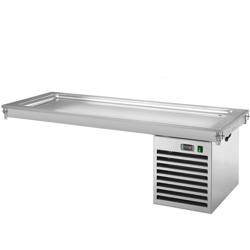Drop-In Cold Plate - 2100mm - +2 to +8°C - 6x GN 1/1 - 700W