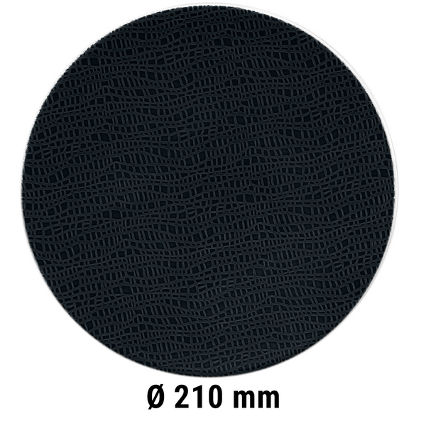 (6 adet) SELTMANN WEIDEN | Coupe tabak - düz - Ø 215 mm - Siyah