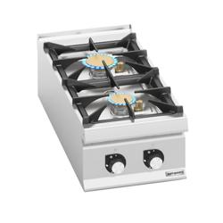 Plinski štednjak - Linija 900 - 400x900x327 mm - 16 kW - 2 plamenika - nadpultni