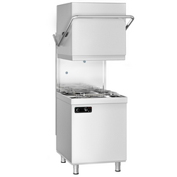 Lave-vaisselle à capot - Manuel - 6,52 kW - avec pompe à détergent- & à produit de rinçage        