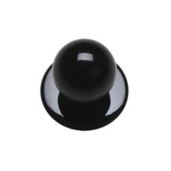 (12 pcs) Bouton boule - Noir