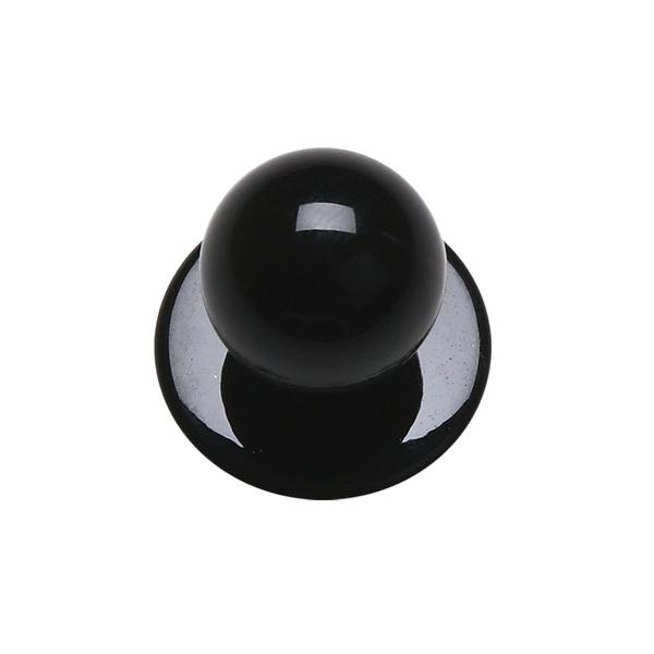 (12 pcs) Bouton boule - Noir