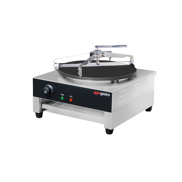 Pannenkoekenmaker - met 1 plaat - Ø 400mm incl. deegverdeler