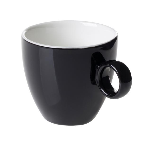 (6 pièces) BART COLOUR CAFE – Tasse à café – 170 ml – Noir