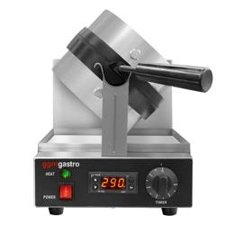 Waffeleisen - Einzeln - Digital - 1,3 kW - Form: Rund - mit 180° drehbarer Backfläche & Temperaturanzeige