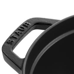 STAUB | Mini Cocotte Oval Enamelled Cast Iron Casserole Dish – 150 mm Oval – Black