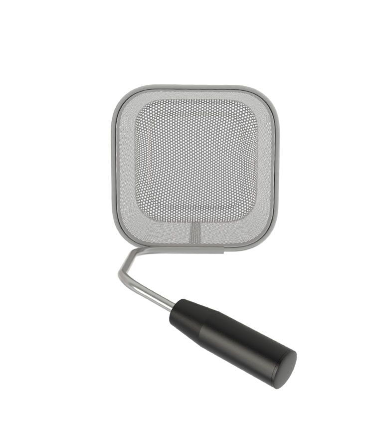 1x GN 1/6 Panier à pâtes - 145x145x200mm - Inox - GN 1/6 - avec poignée en plastique ergonomique - compatible avec cuiseurs à pâtes GNB499E, GNB899E & ENB499P - Série 900 Serie