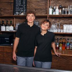 KARLOWSKY | Kadın İş Kıyafeti Poloshirt Basic - Mavi - Beden: 3XL