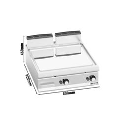Fry Top Gas Professionale - 20 kW - Liscio