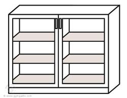 Barkühlschrank - 900mm - 200 Liter - mit 2 Glasflügeltüren - Schwarz