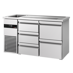 Pivski štand PREMIUM - 1550x700 mm - 5 ladica 