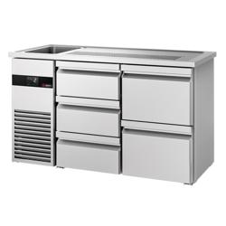 Barkoelkast PREMIUM - 1550x700mm - 5 laden
