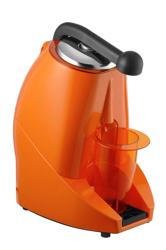 Exprimidor de cítricos eléctrico - 570W - 10.17kg - con 1.300–1.600rpm, con palanca, piezas aptas lavavajillas, motor con protección térmica, fácil de limpiar - Naranja