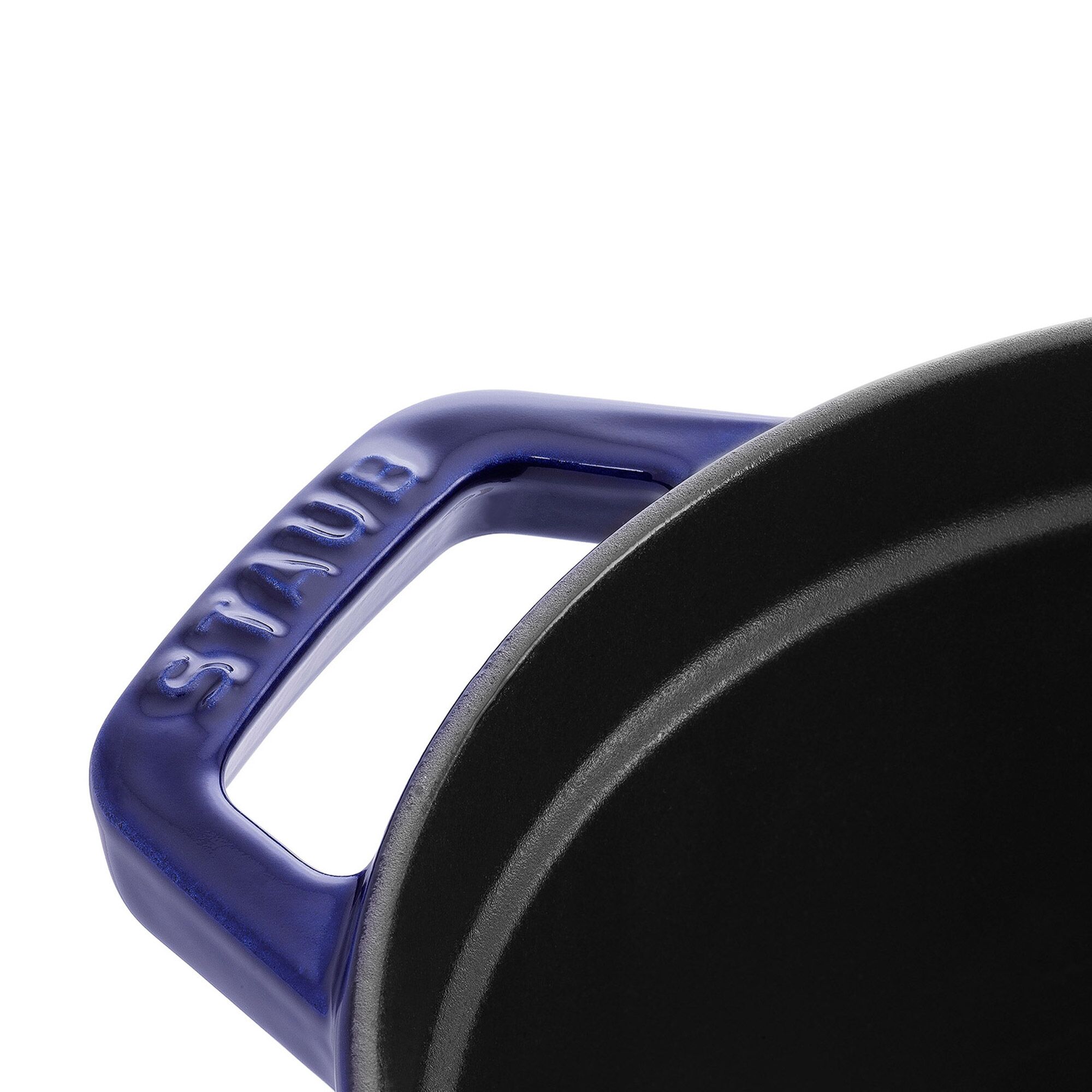 STAUB | Cocotte Oval Enamelled Cast Iron Casserole Dish – 330 mm Oval – Dark Blue