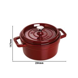 STAUB | LA COCOTTE - Kookpot - Ø 220mm - Gietijzer - Grenadine rood
