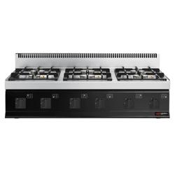 Masina de gatit 6x arzatoare (36kW) cu flacara de veghe