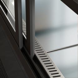 Refrigerated Counter & Pastry Display Case - 2000mm - Double glazing - with 2 Shelves