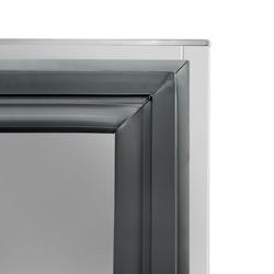 Mesa de Arrefecimento para Pizzas/ Saladas, PREMIUM - 1,37 x 0,7 m - com 3 Portas de vidro + rebordo