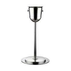 Supporto per glacette vino / champagne - Acciaio inox - Ø 380mm - con piedistallo