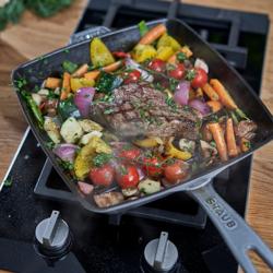 STAUB | GRILL PANS - American Grill - 260x260mm - Fonte - Gris graphite