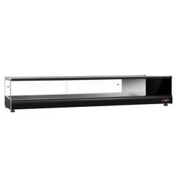 Opzetkoelvitrine PREMIUM - 1727x405mm - 8x GN 1/3 - zwart